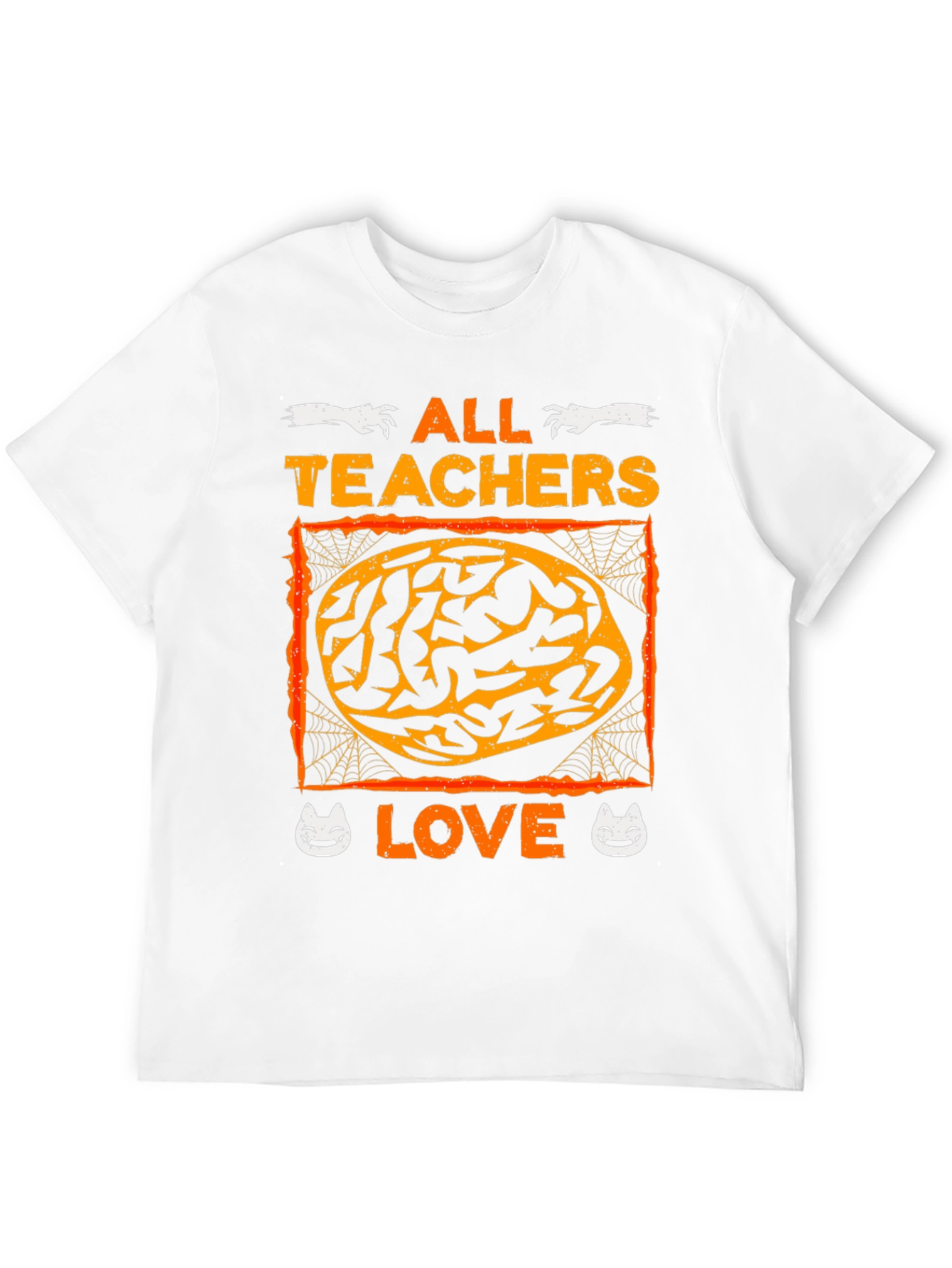 Halloween Teachers Love Brains T-Shirt