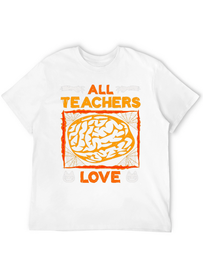 Halloween Teachers Love Brains T-Shirt