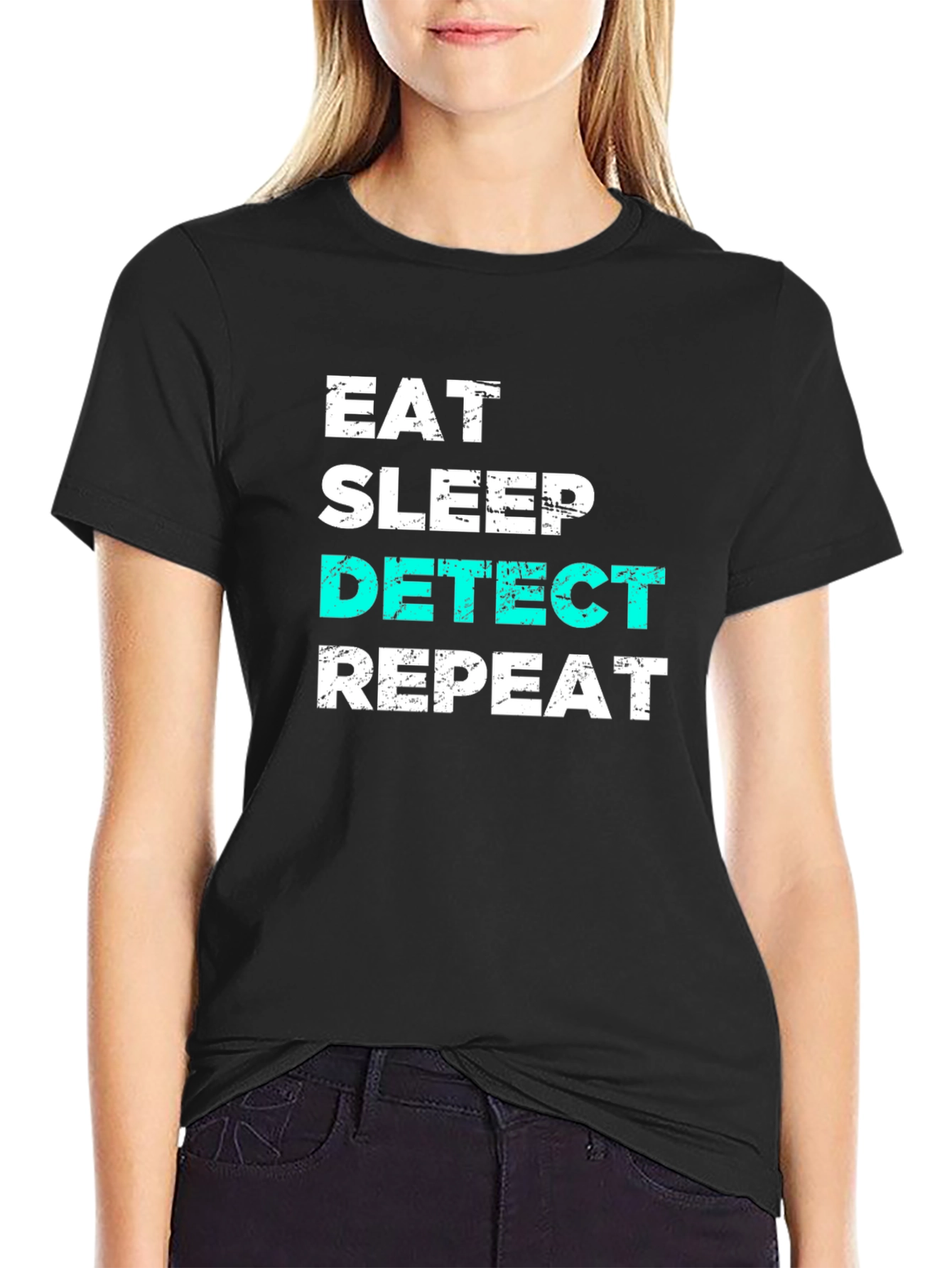 Eat Sleep Detect Repeat T-Shirt