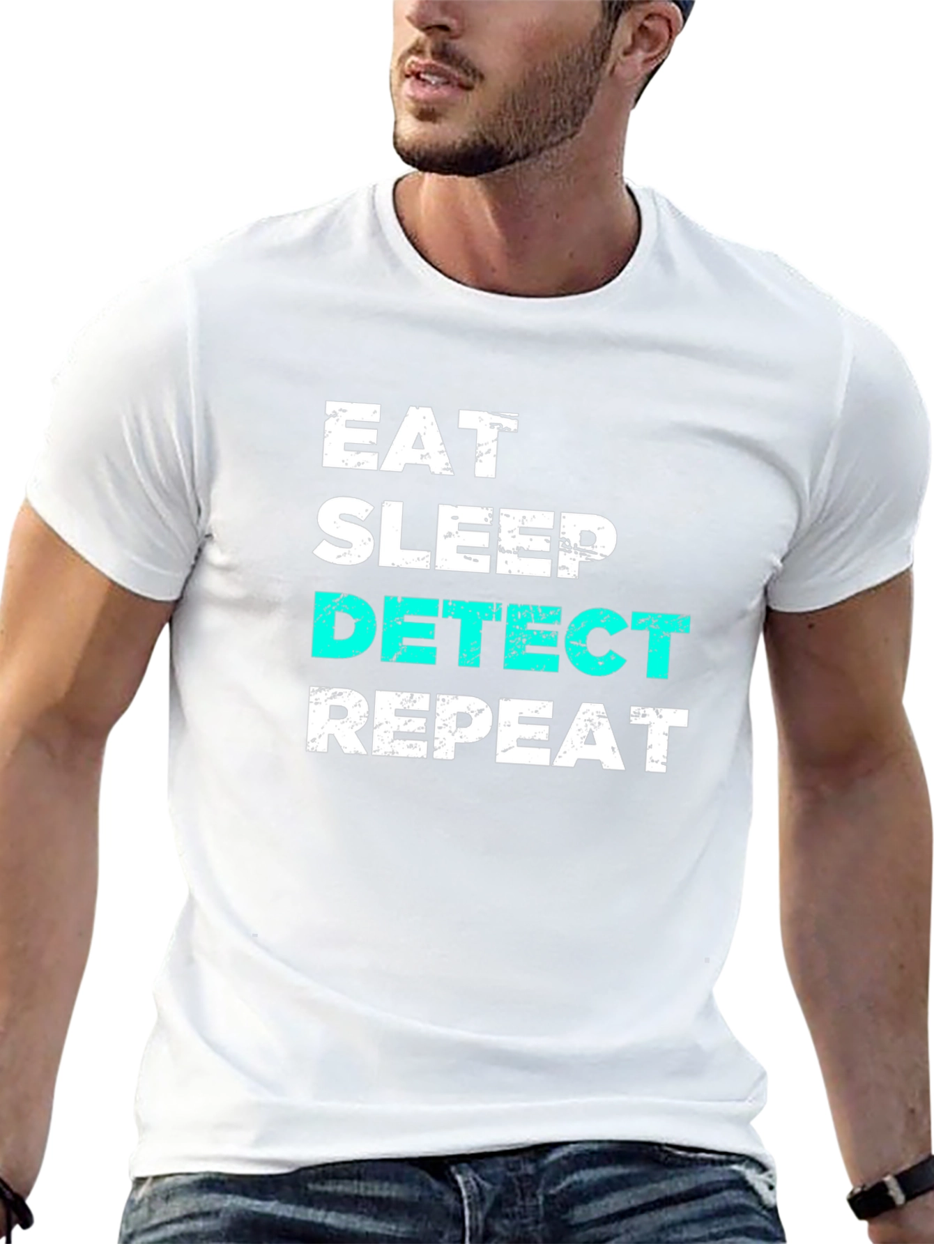 Eat Sleep Detect Repeat T-Shirt