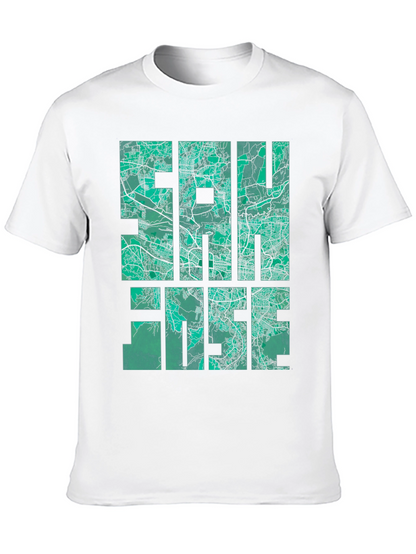 San Jose Map Graphic Tee - Black
