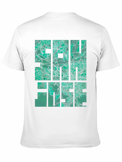 San Jose Map Graphic Tee - Black