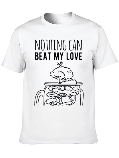 Nothing Can Beat My Love Black Graphic Tee