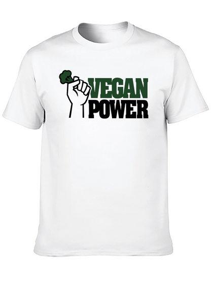 Vegan Power Tee - Broccoli Fist Graphic