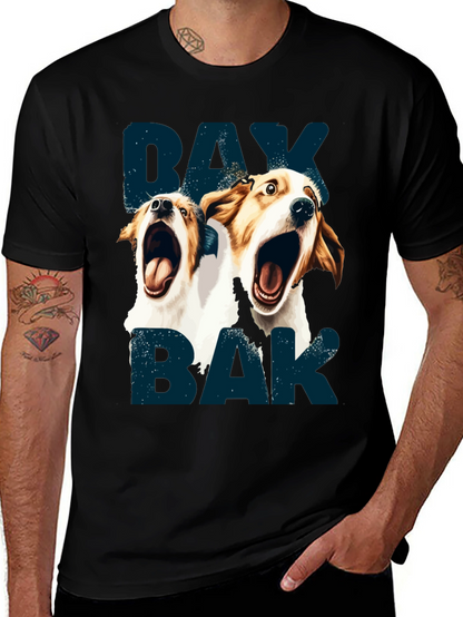 Barking Dog Graphic T-Shirt - Unisex