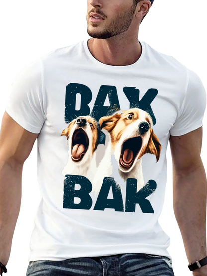 Barking Dog Graphic T-Shirt - Unisex