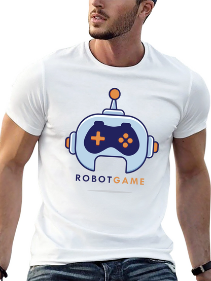 Robot Game Graphic Tee - Cool Geek Style