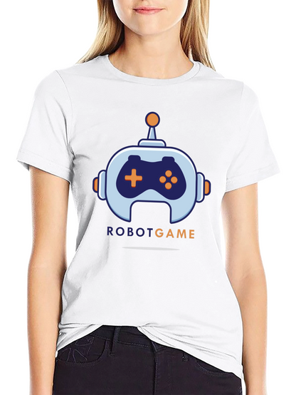 Robot Game Graphic Tee - Cool Geek Style