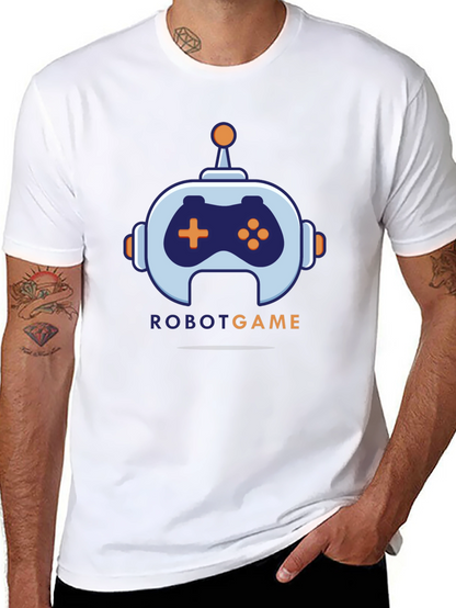 Robot Game Graphic Tee - Cool Geek Style