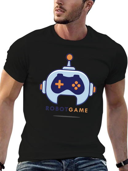 Robot Game Graphic Tee - Cool Geek Style