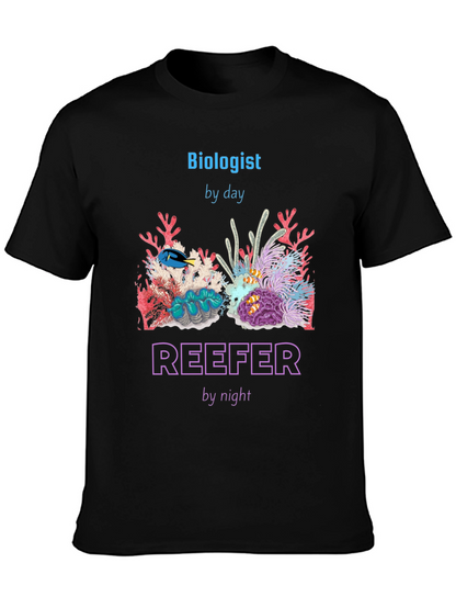 Biologist By Day Reefer By Night T-Shirt