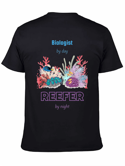 Biologist By Day Reefer By Night T-Shirt