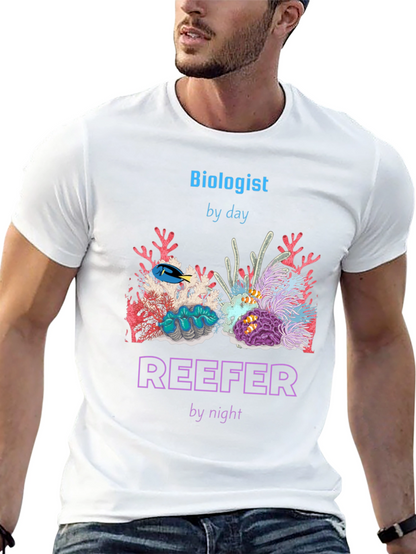 Biologist By Day Reefer By Night T-Shirt