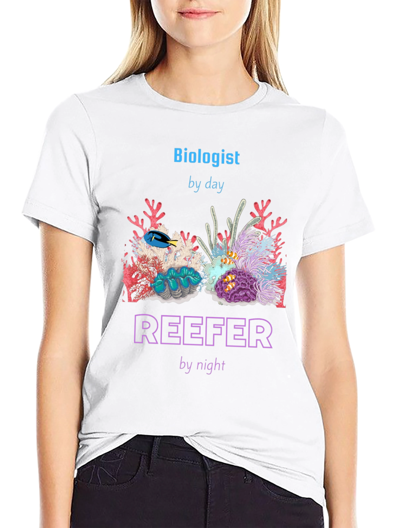 Biologist By Day Reefer By Night T-Shirt