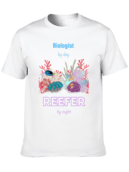 Biologist By Day Reefer By Night T-Shirt