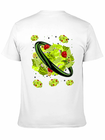 Salad Planet Graphic Tee - Novelty Food Shirt