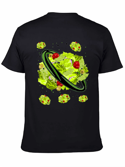 Salad Planet Graphic Tee - Novelty Food Shirt