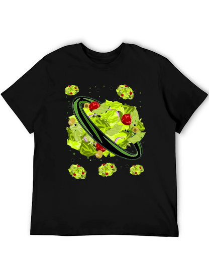 Salad Planet Graphic Tee - Novelty Food Shirt