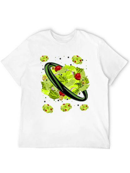 Salad Planet Graphic Tee - Novelty Food Shirt