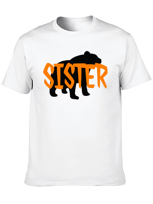 Sister Bear T-Shirt - Cute Family Matching Tee