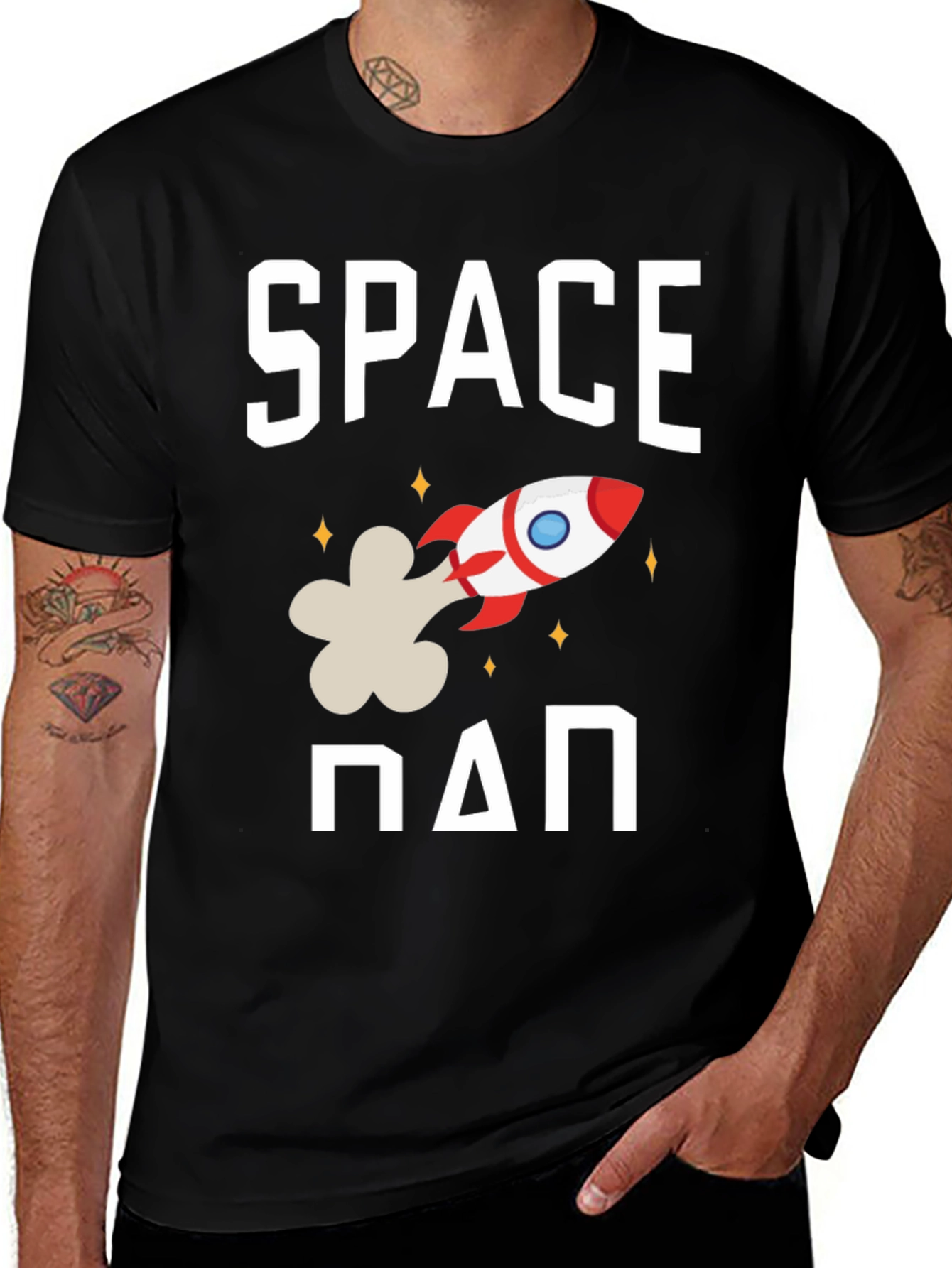 Space Dad Graphic T-Shirt
