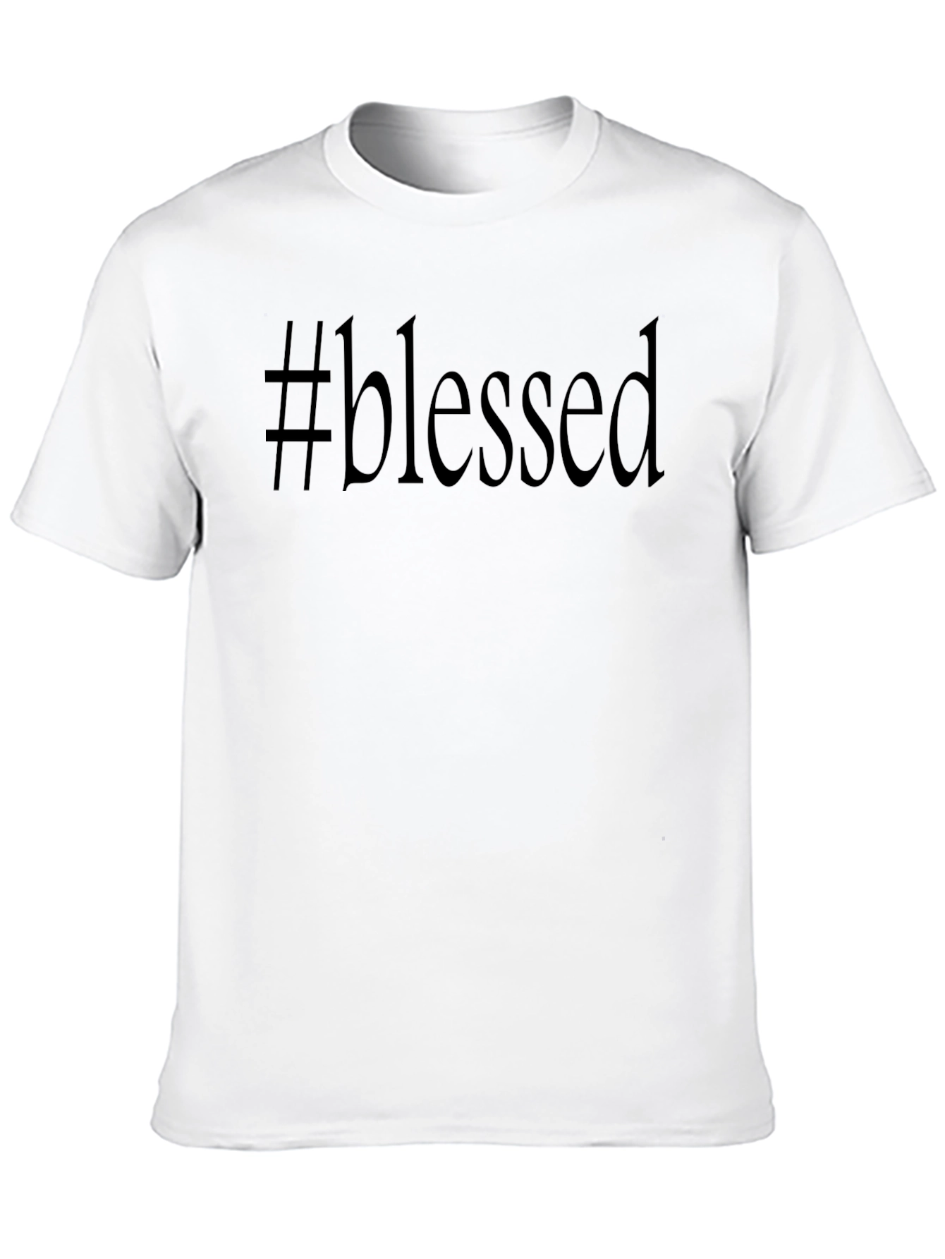 #Blessed Graphic Tee - Trendy & Comfortable