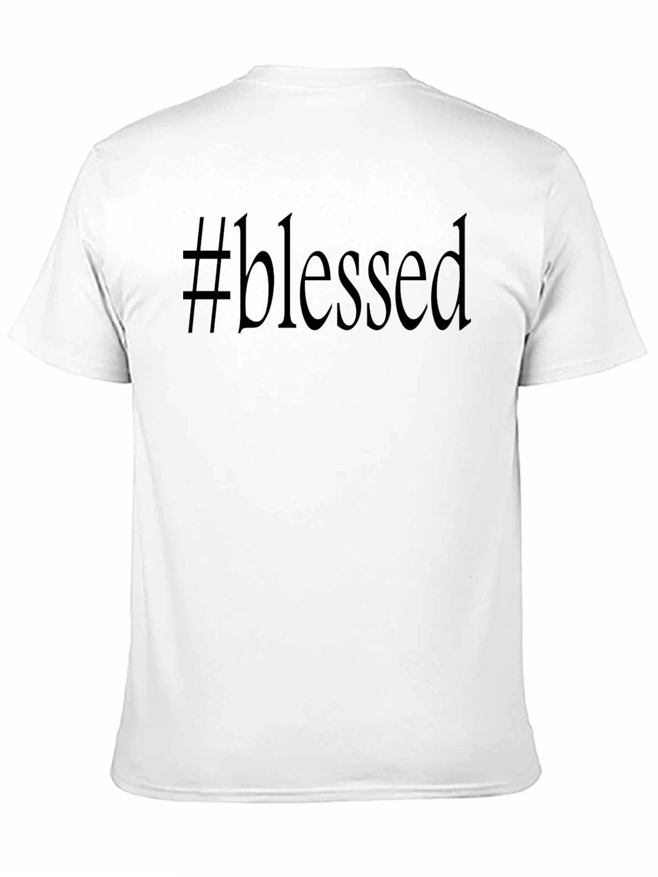 #Blessed Graphic Tee - Trendy & Comfortable