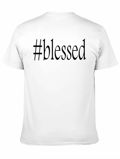 #Blessed Graphic Tee - Trendy & Comfortable