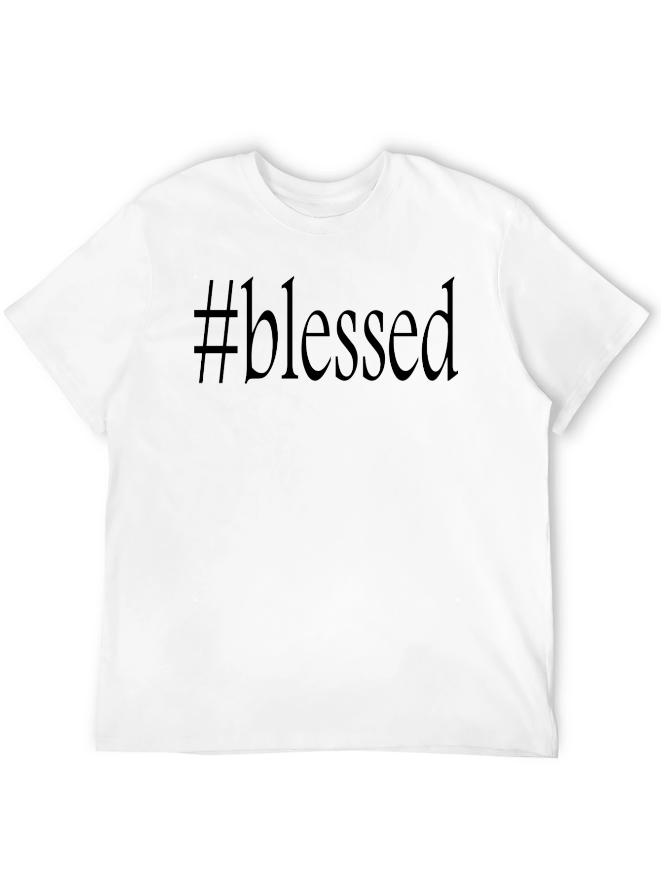 #Blessed Graphic Tee - Trendy & Comfortable