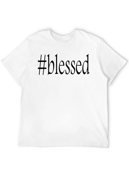 #Blessed Graphic Tee - Trendy & Comfortable