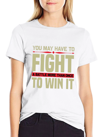 Motivational Fight to Win T-Shirt
