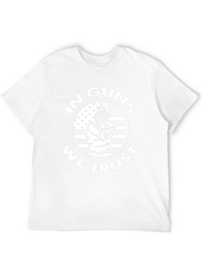 In Guns We Trust Graphic Tee - Black