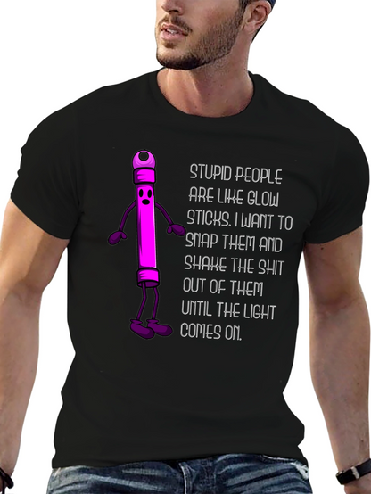 Glow Stick Humor T-Shirt