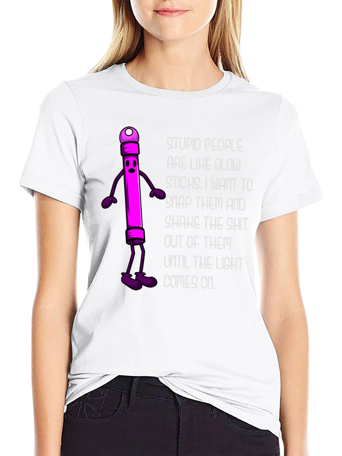 Glow Stick Humor T-Shirt