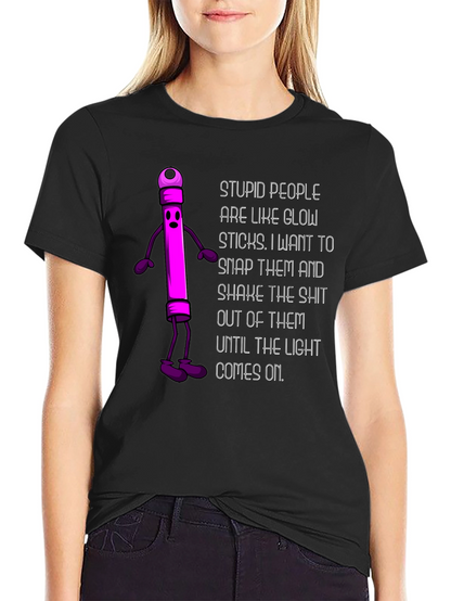 Glow Stick Humor T-Shirt