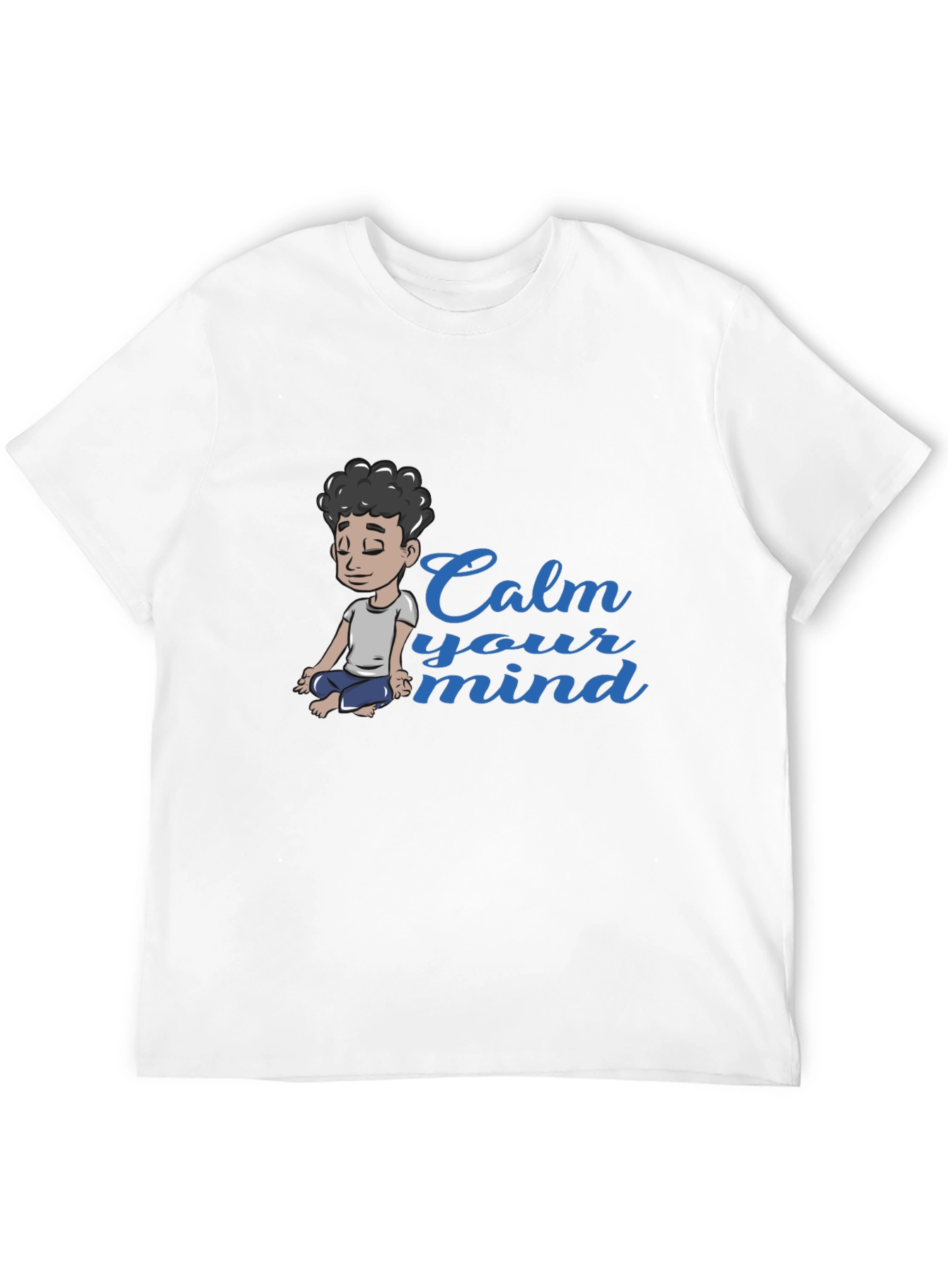 Calm Your Mind Graphic Tee - Black