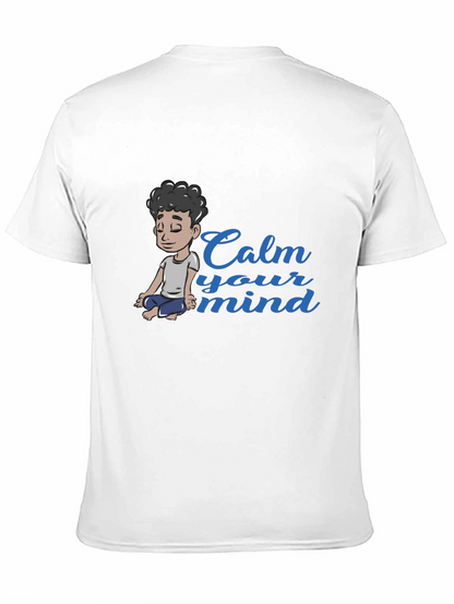 Calm Your Mind Graphic Tee - Black