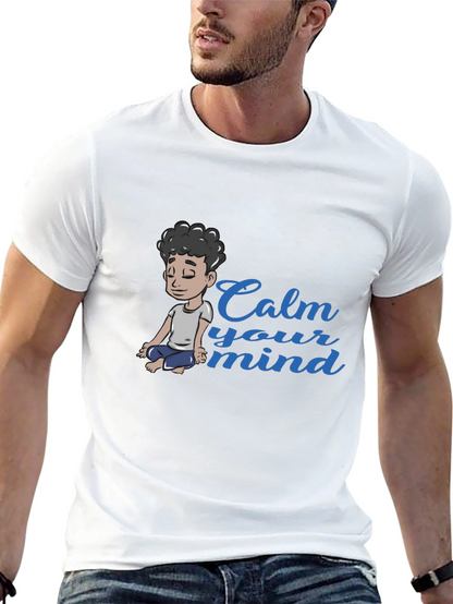 Calm Your Mind Graphic Tee - Black