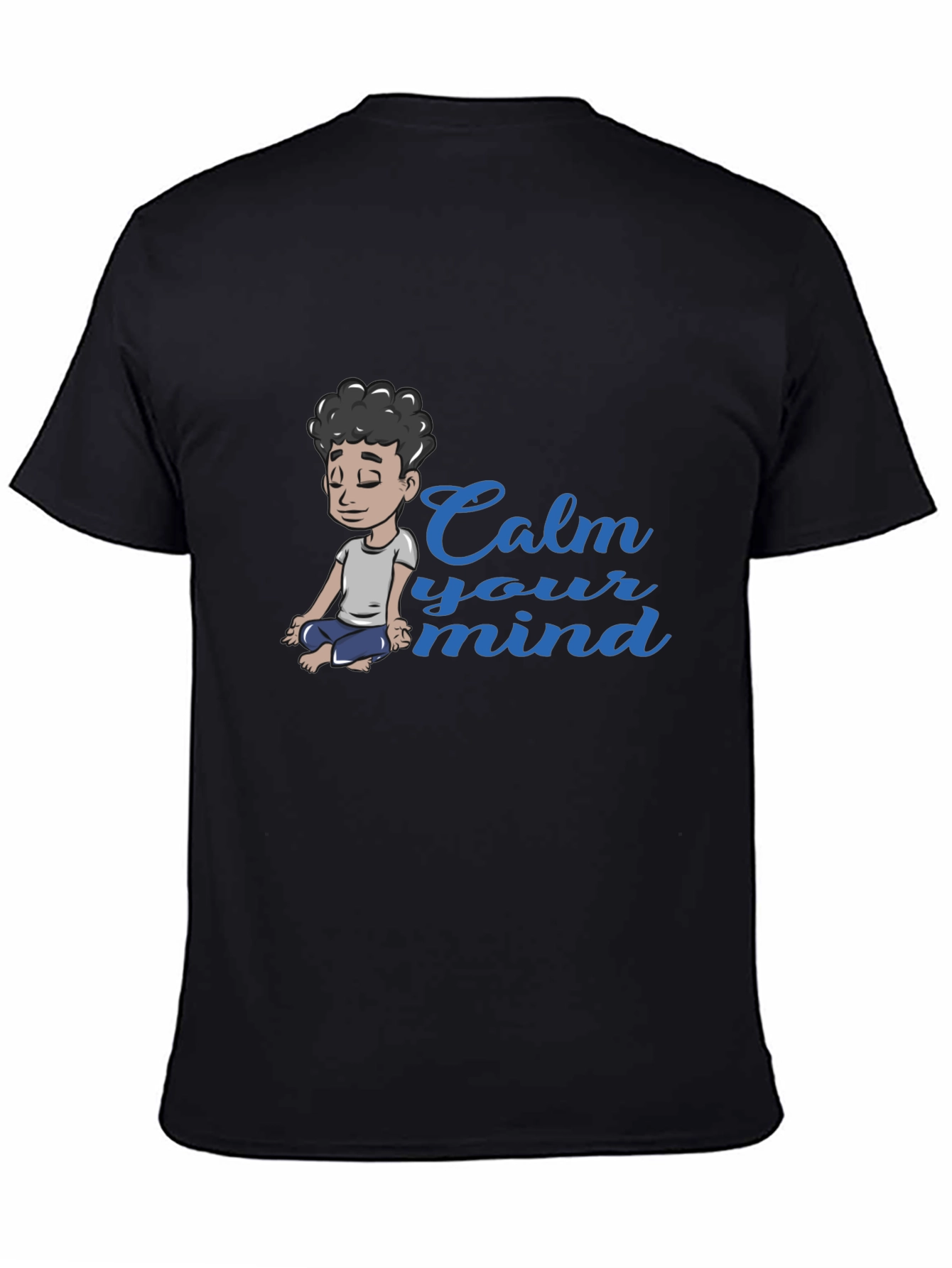 Calm Your Mind Graphic Tee - Black