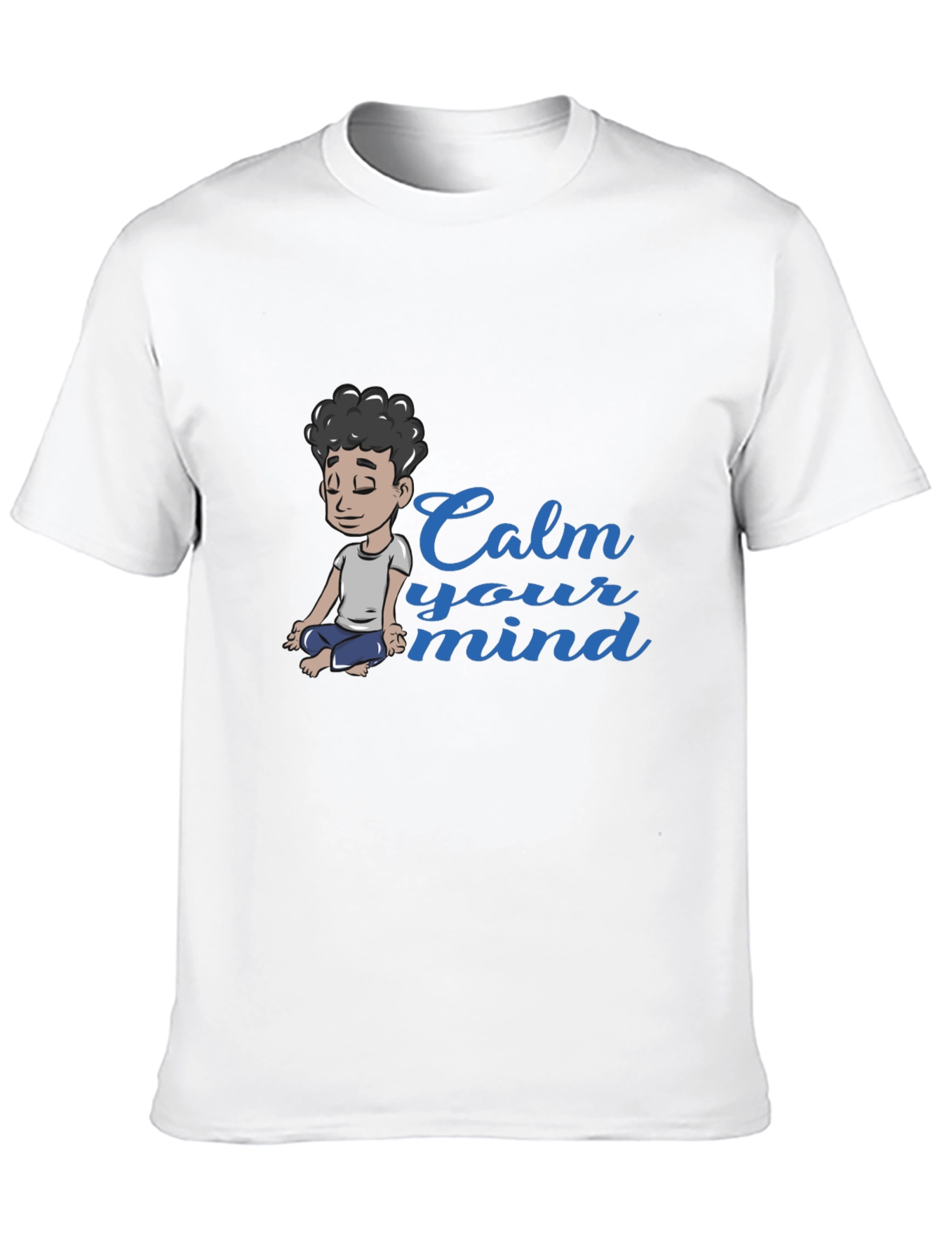 Calm Your Mind Graphic Tee - Black