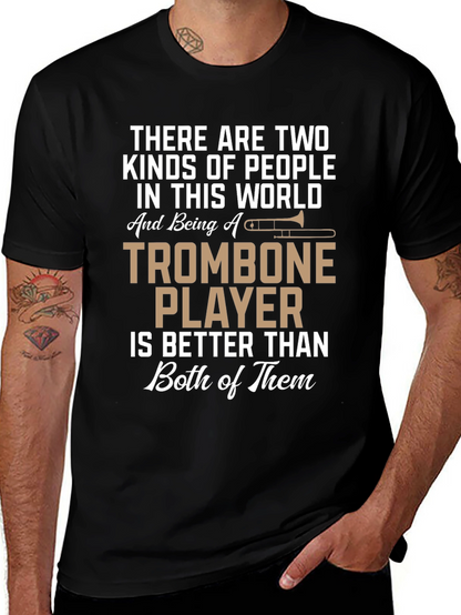 Trombone Player Graphic T-Shirt
