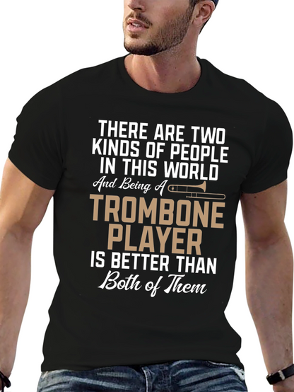Trombone Player Graphic T-Shirt