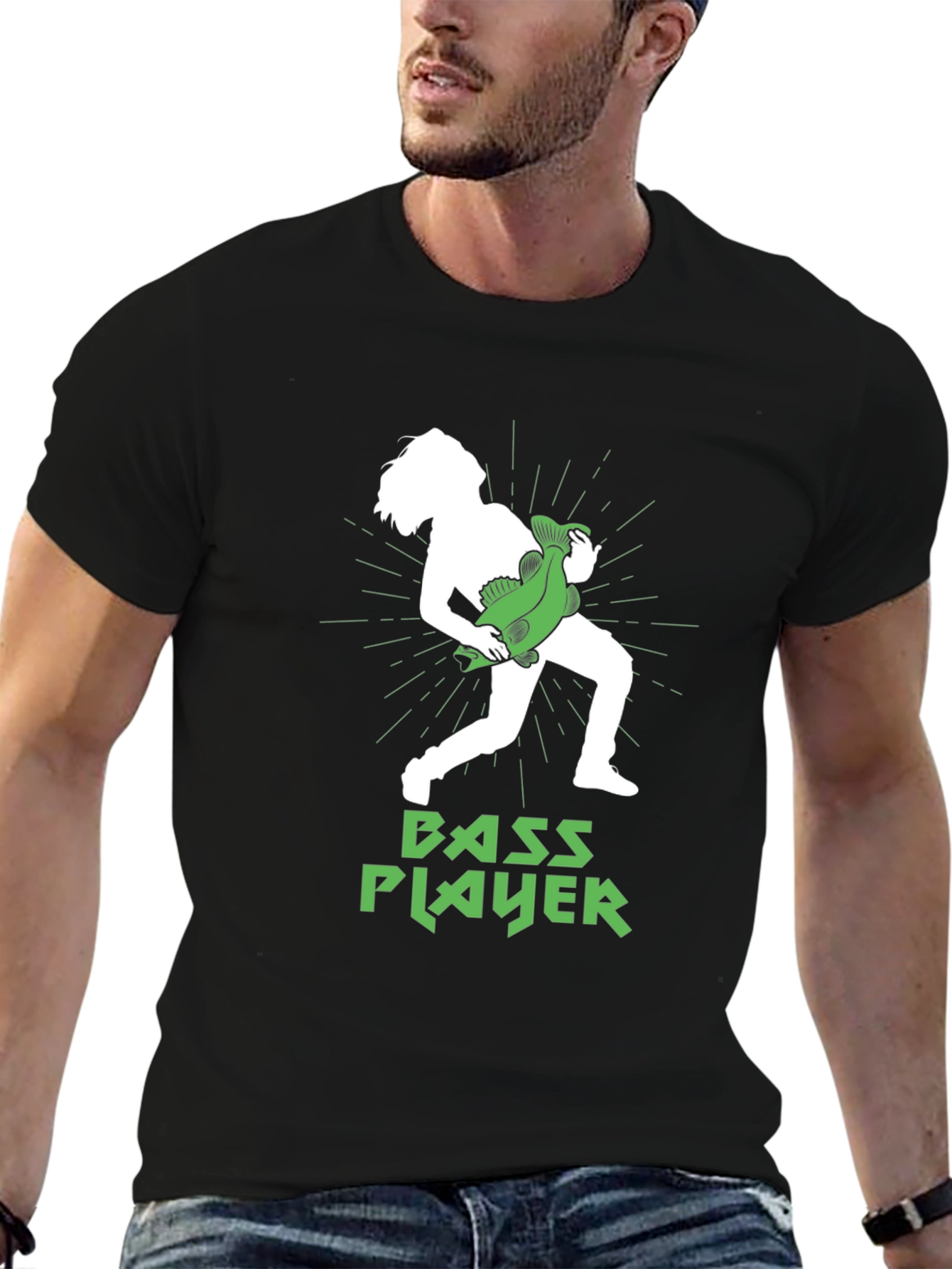 Bass Player Graphic T-Shirt
