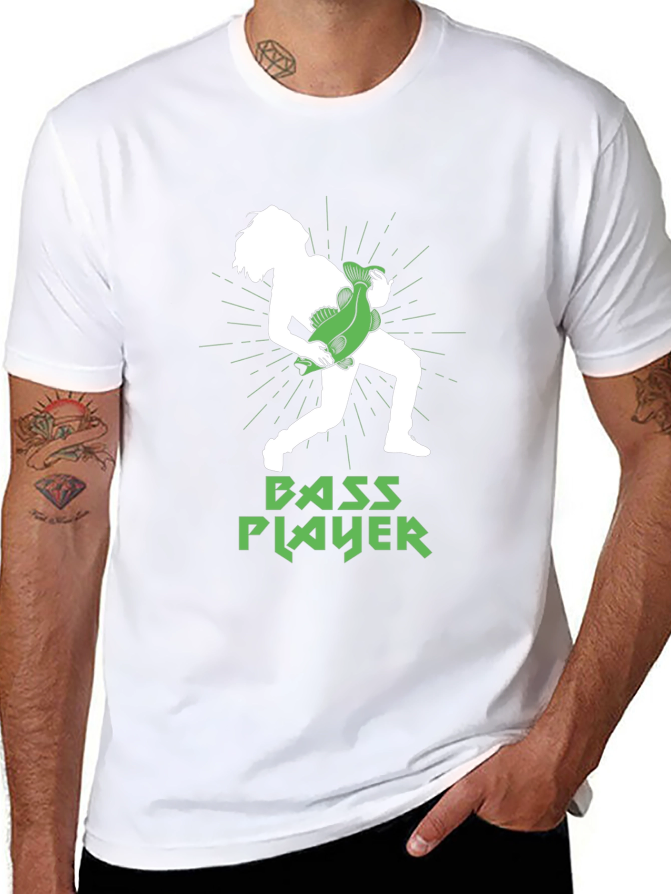 Bass Player Graphic T-Shirt