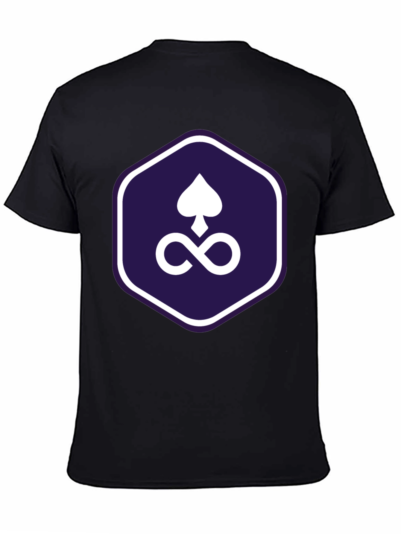 Spades Infinity Symbol Graphic Tee - Mens Black T-Shirt