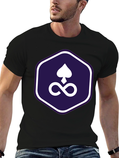 Spades Infinity Symbol Graphic Tee - Mens Black T-Shirt