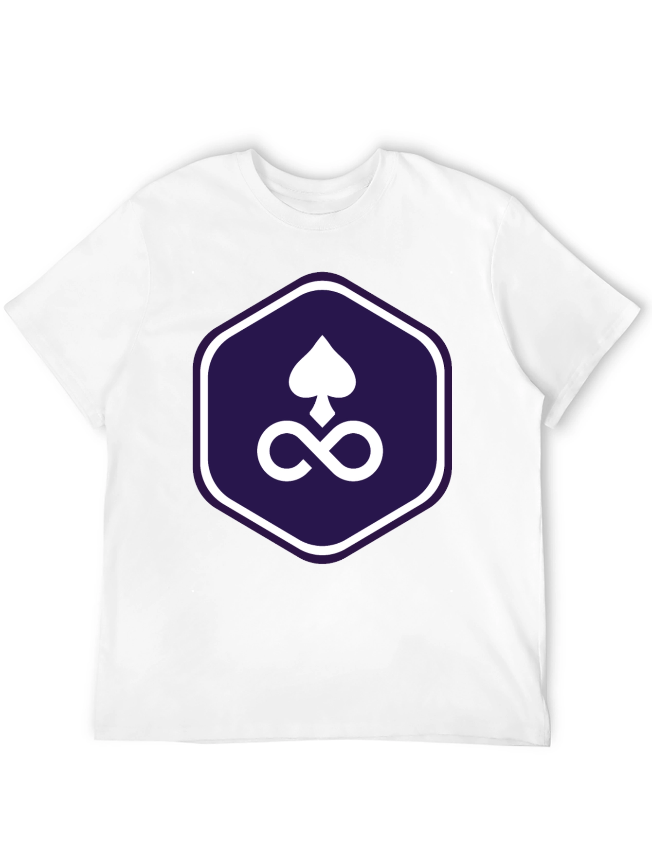 Spades Infinity Symbol Graphic Tee - Mens Black T-Shirt