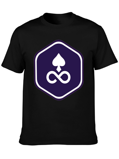 Spades Infinity Symbol Graphic Tee - Mens Black T-Shirt
