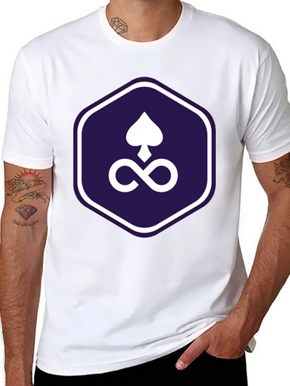 Spades Infinity Symbol Graphic Tee - Mens Black T-Shirt