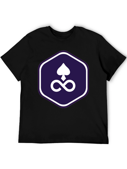Spades Infinity Symbol Graphic Tee - Mens Black T-Shirt